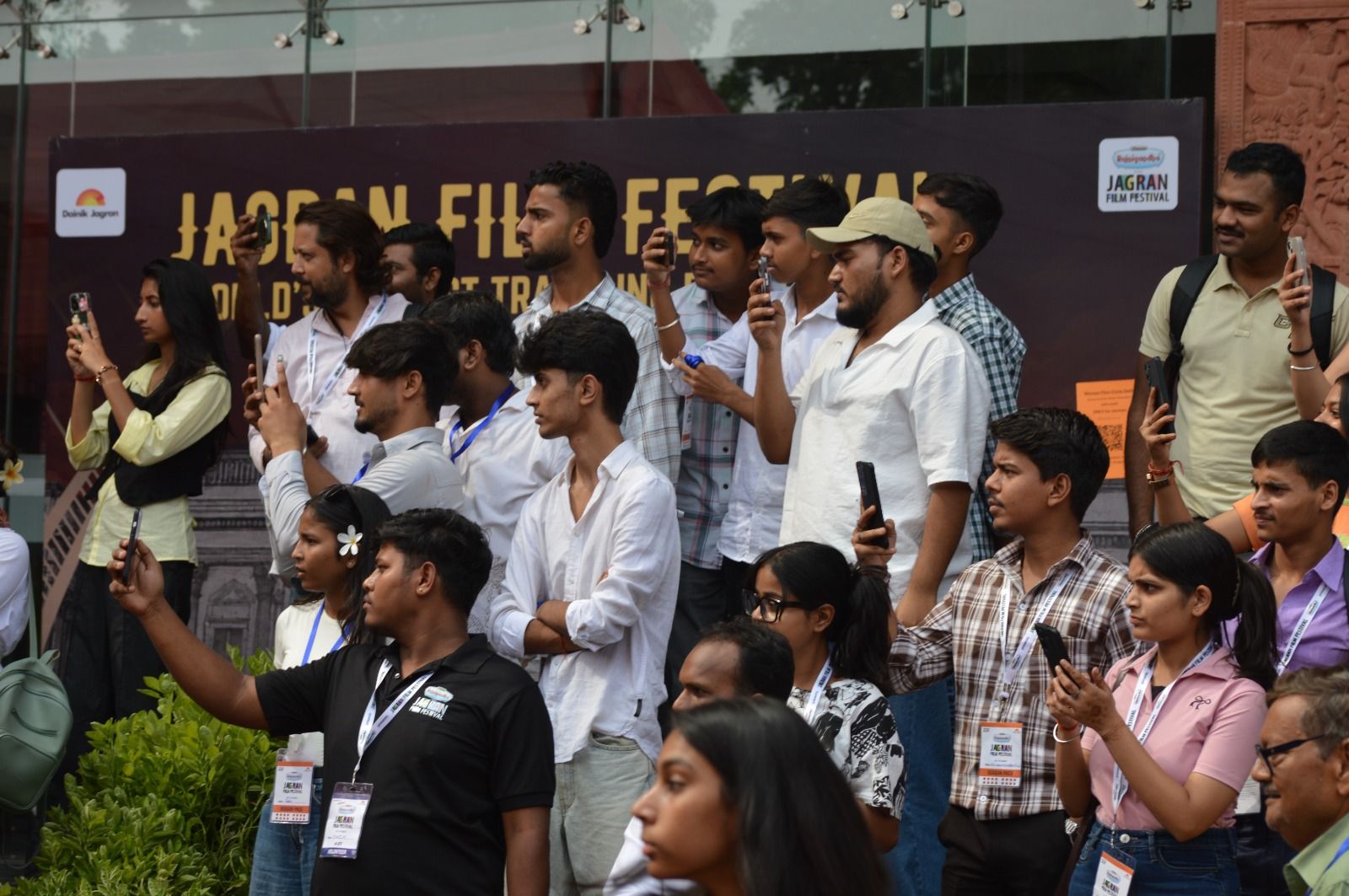 Audience members gathered at Jagran Film Festival
