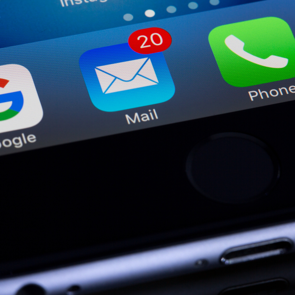 Checking the email 