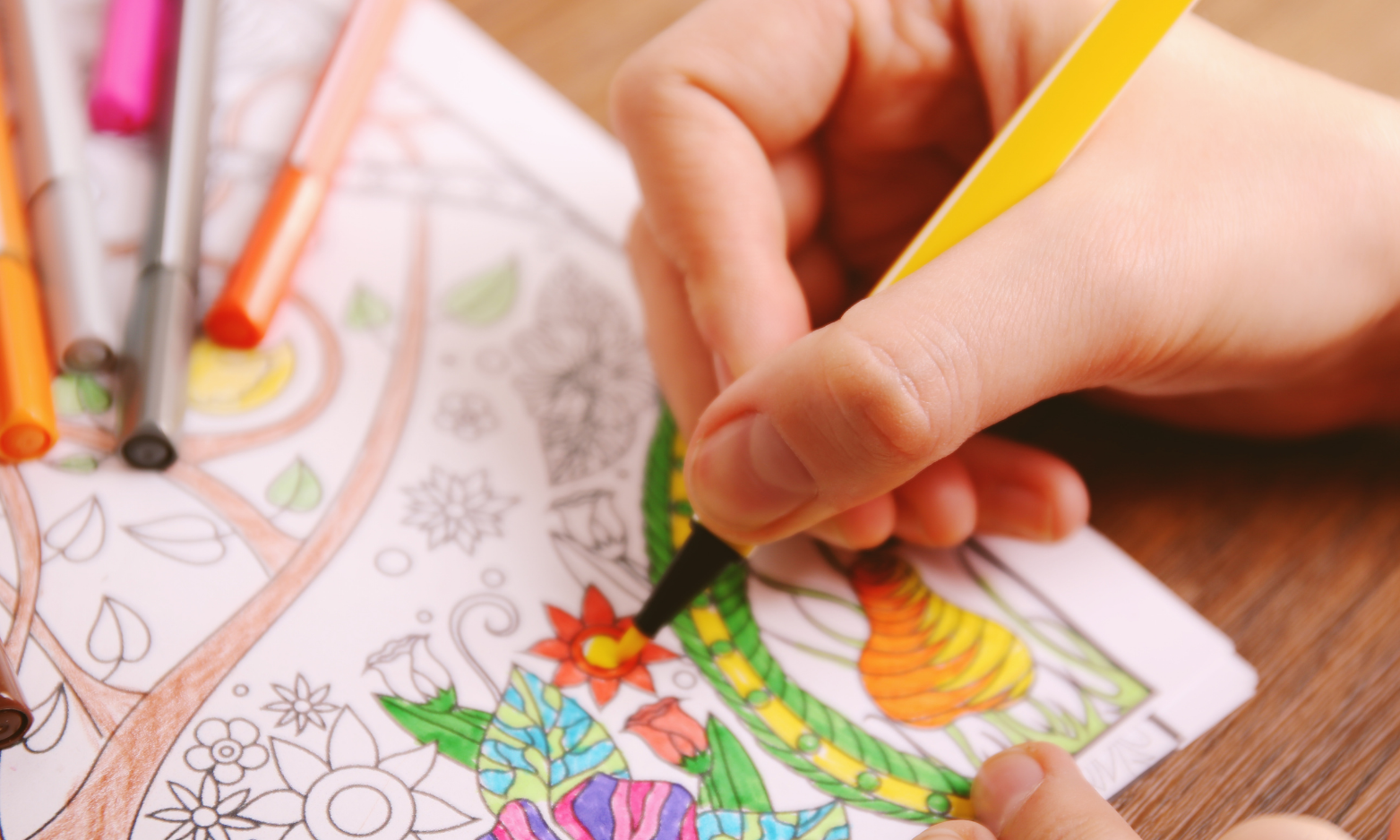 photo of preschool artwork display