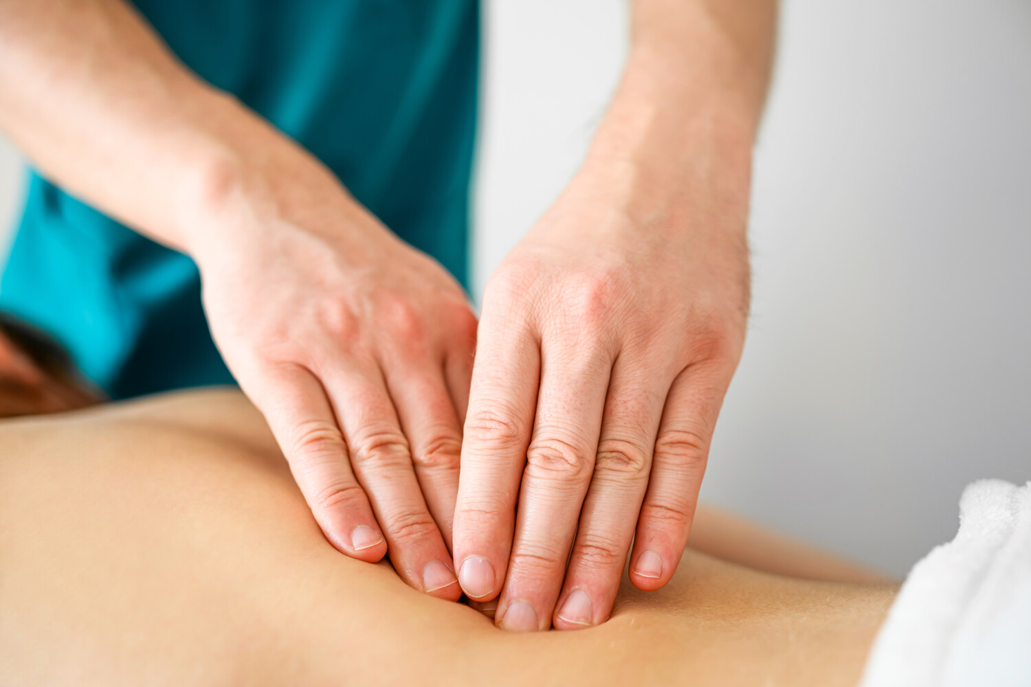 image of massage techniques in a serene spa environment