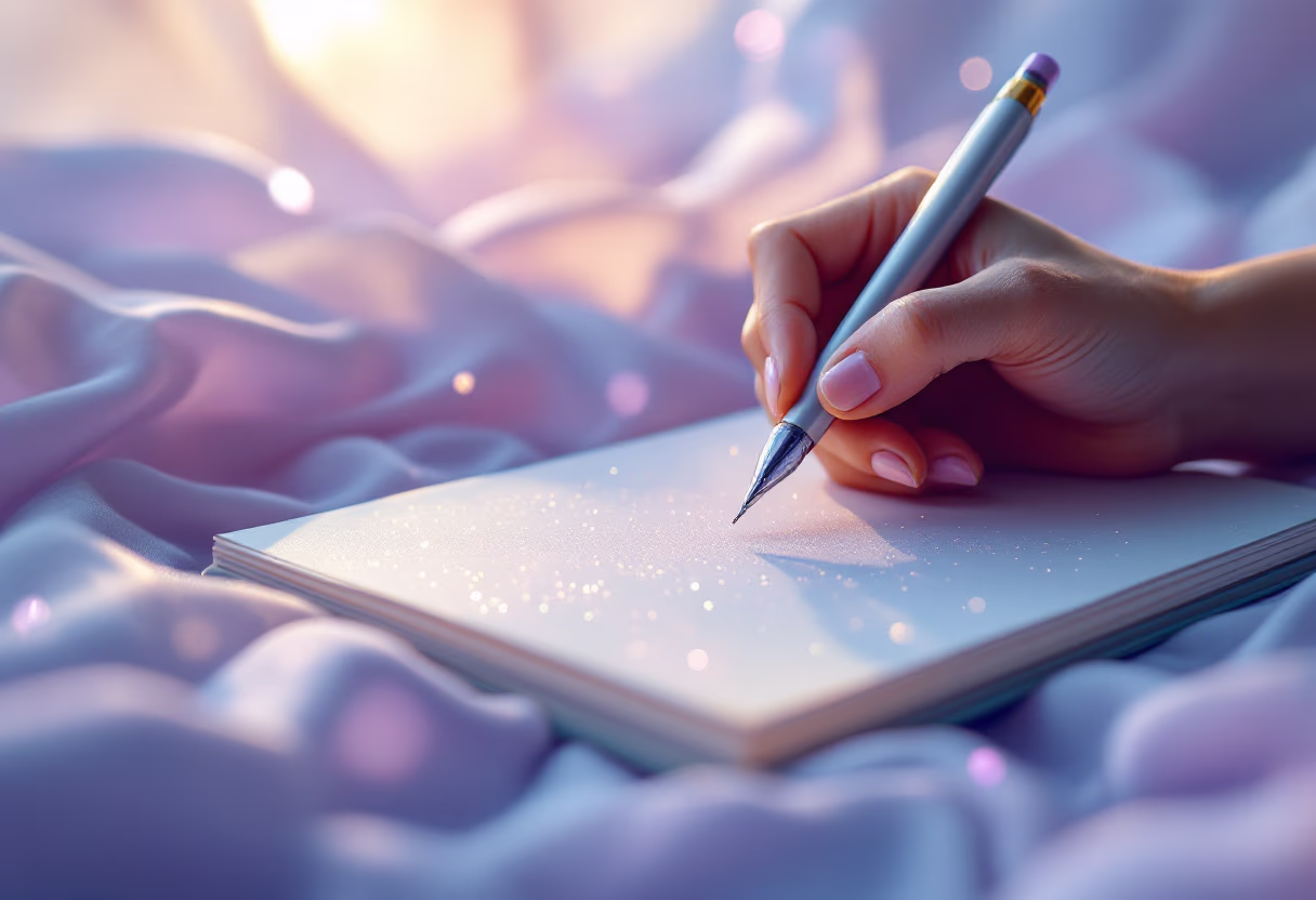 image of writing on notepad