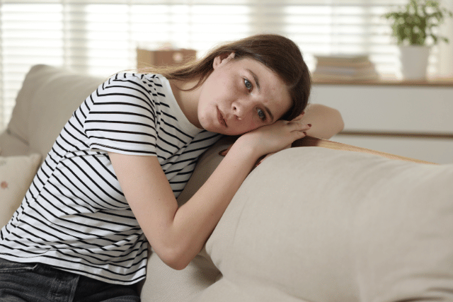 Adolescente deprimida