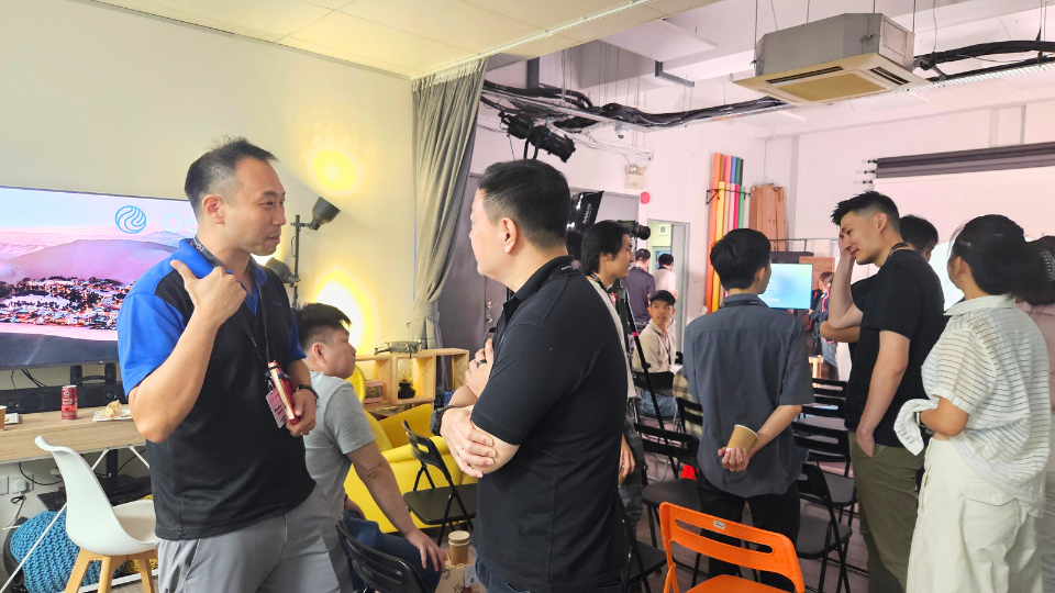 image of author speaking at an event