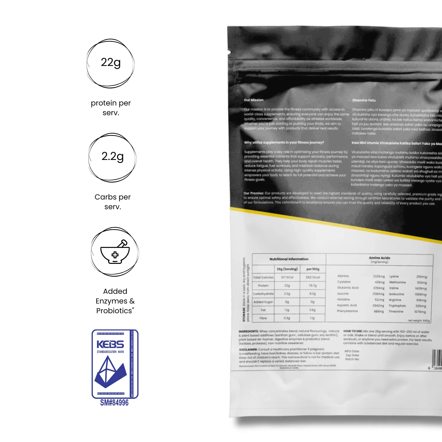 BioBalance Unflavoured Whey Protein
