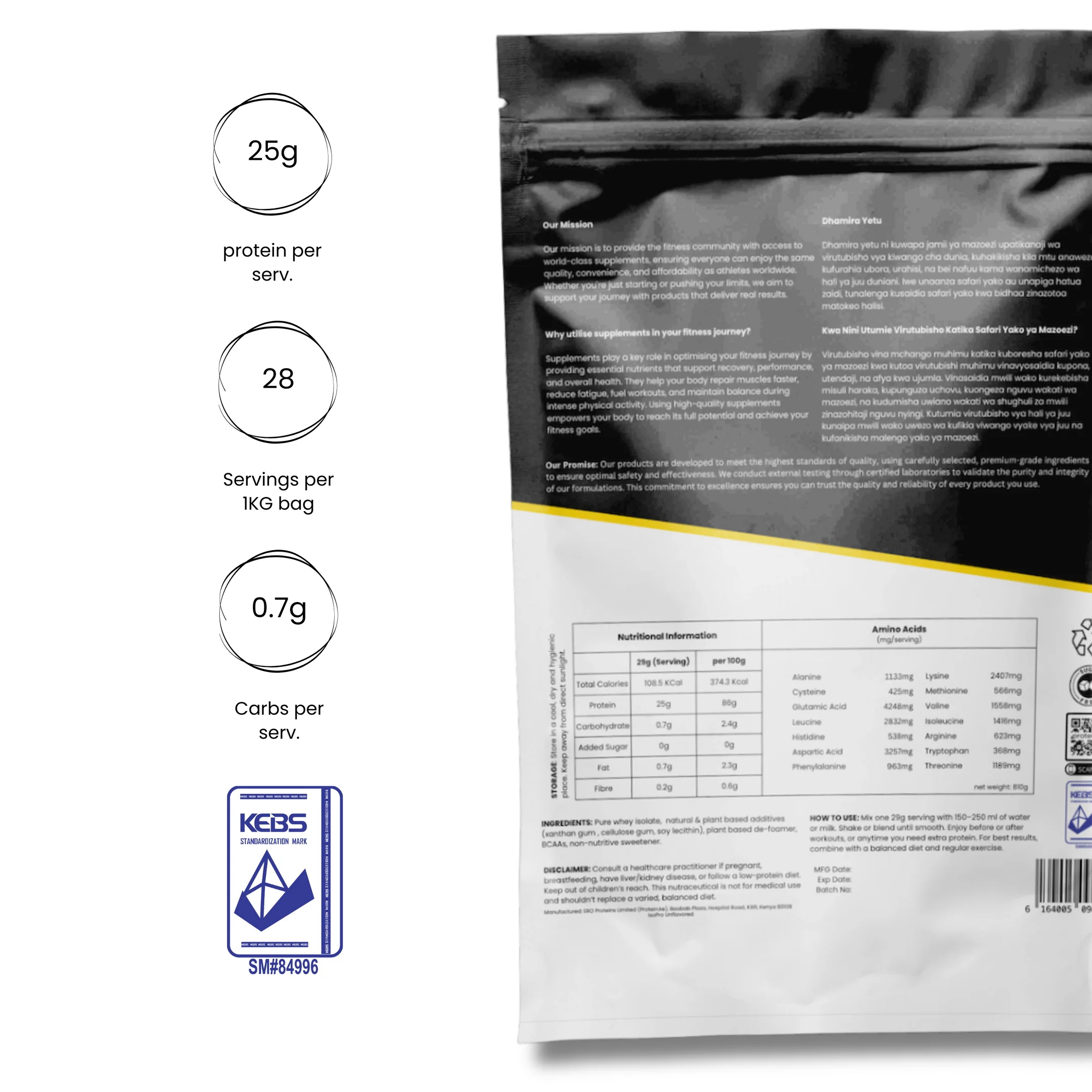 IsoPro Unflavoured Whey Protein