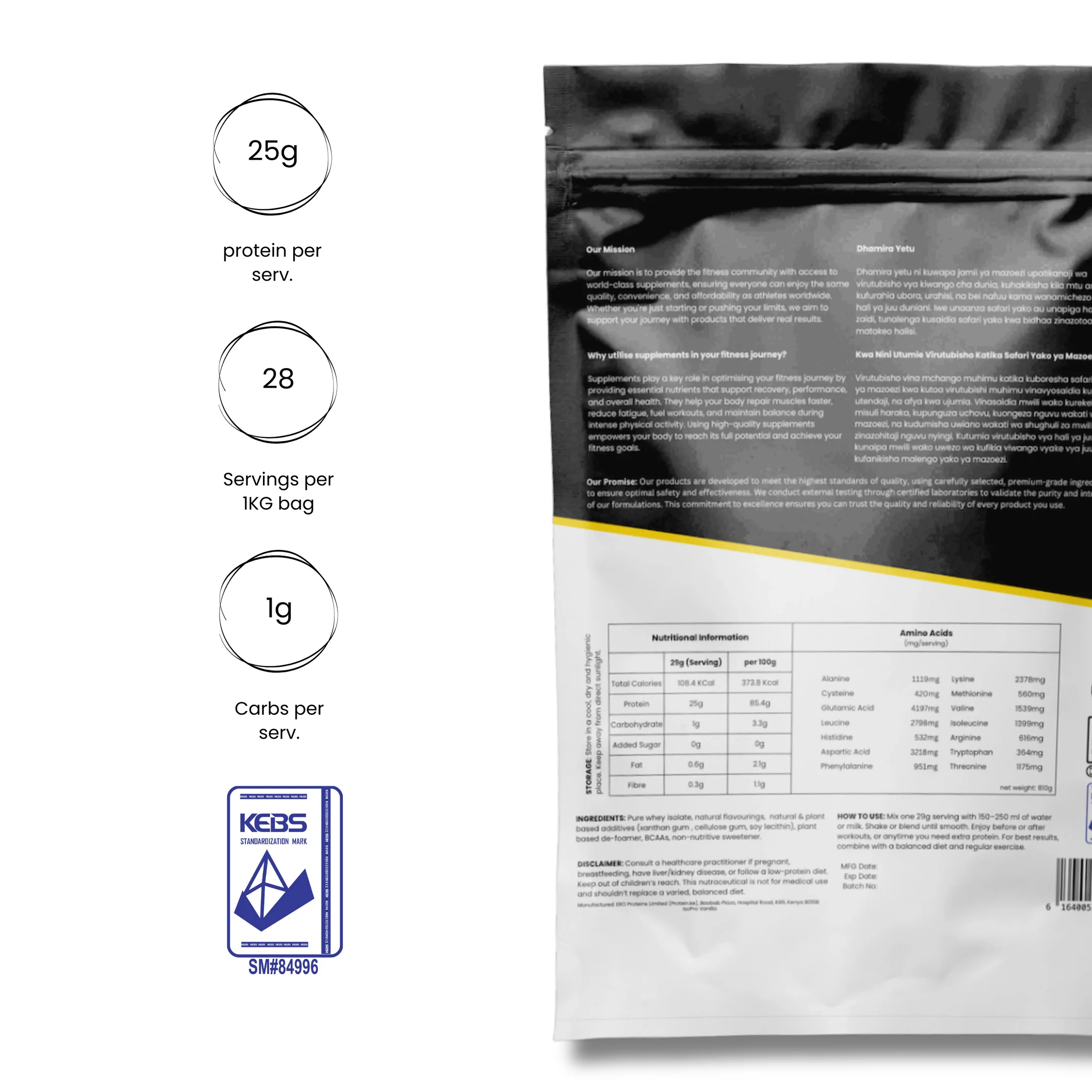 IsoPro Vanilla Whey Protein