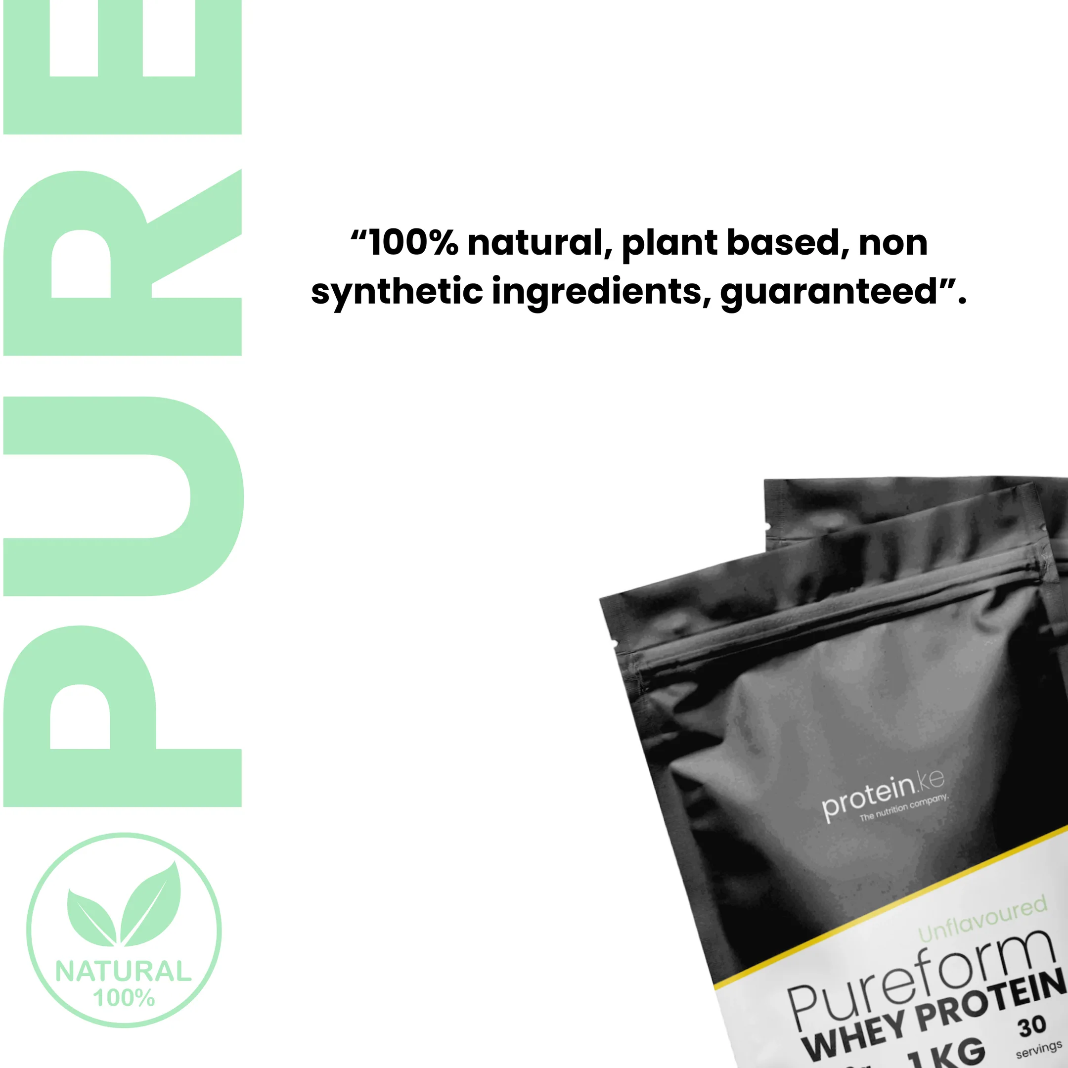 PureForm Unflavoured Whey Protein