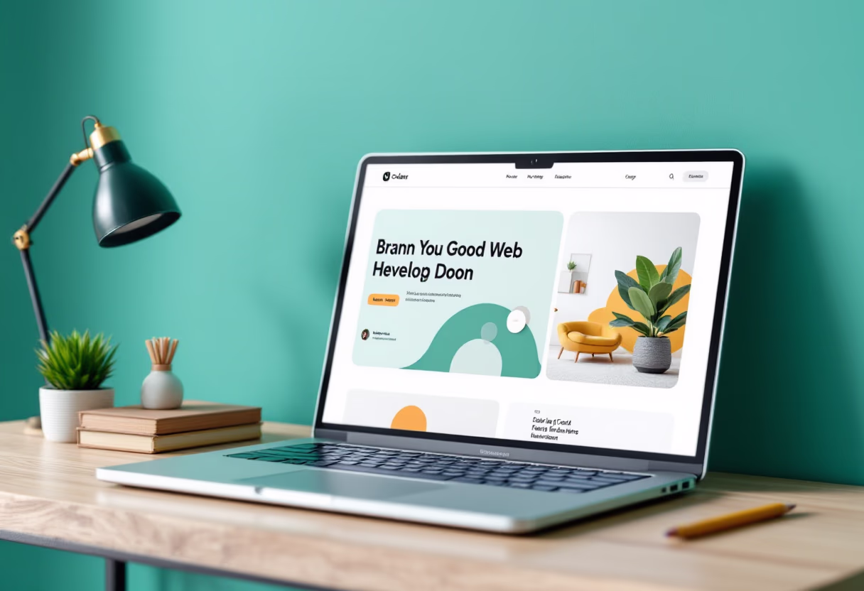 [digital project] image of a digital branding project (for a web development agency)