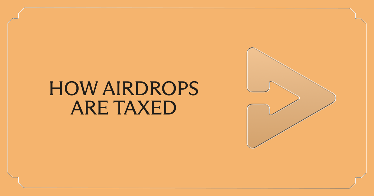 How are airdrops taxed?