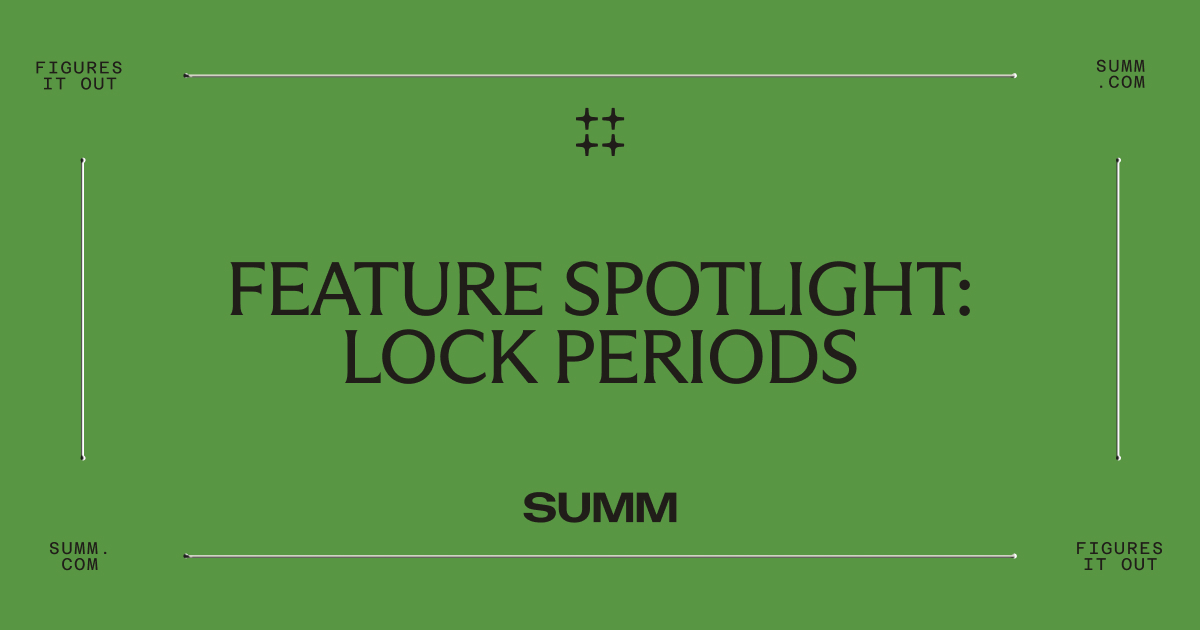 Feature Spotlight: Lock Periods