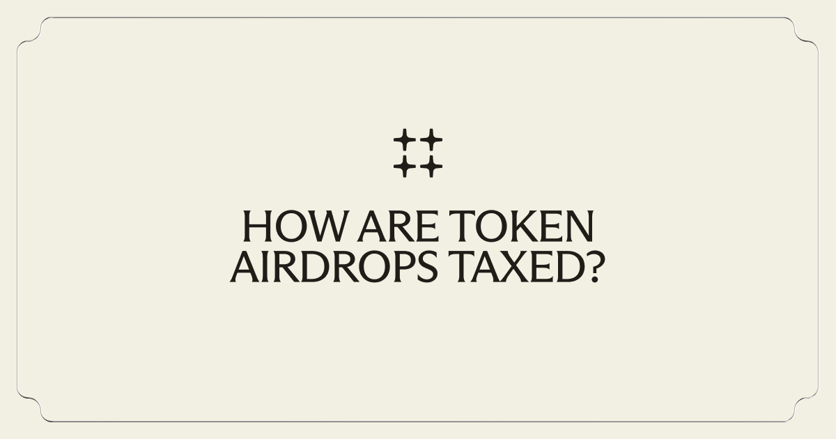 How are airdrops taxed in Australia?