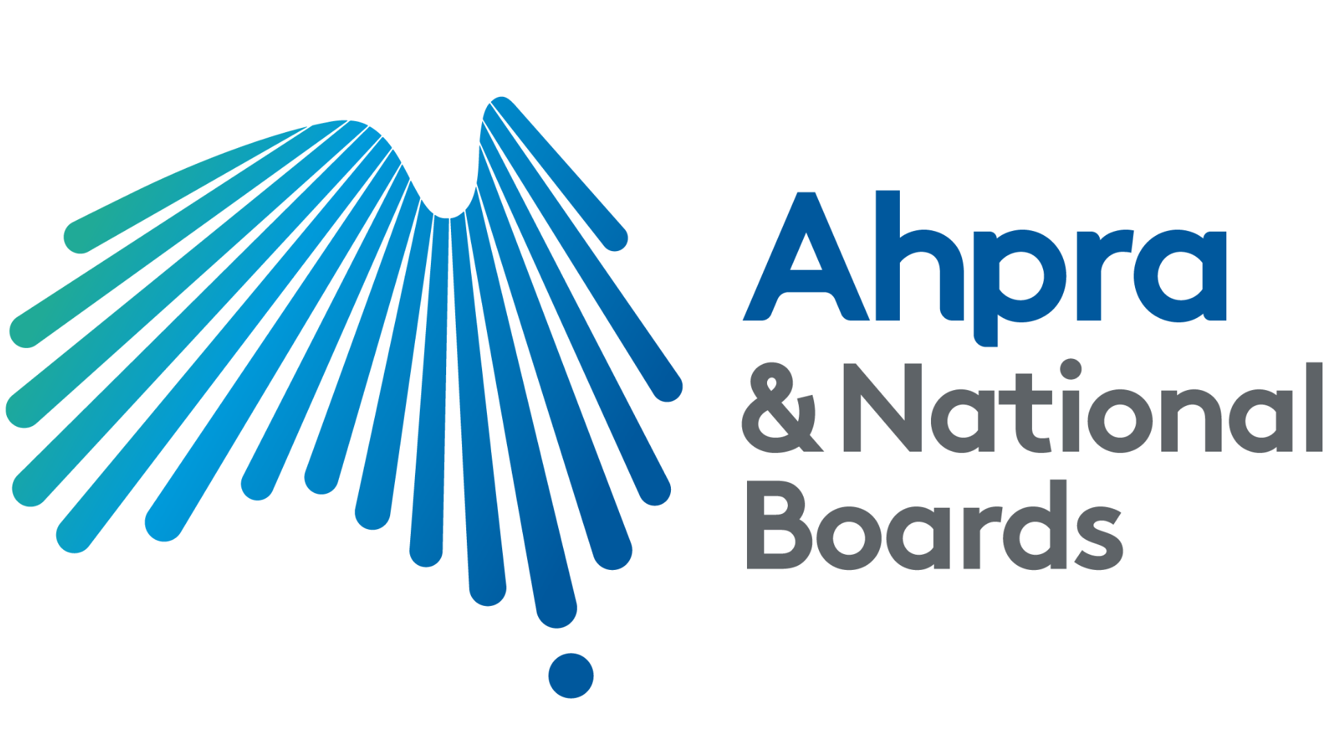 Ahpra & National Boards logo with stylized lines forming a map of Australia.