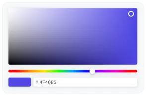 color picker card