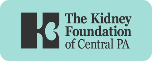 The Kidney Foundation of Central PA logo.