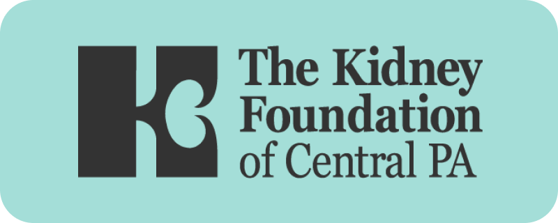 The Kidney Foundation of Central PA logo.