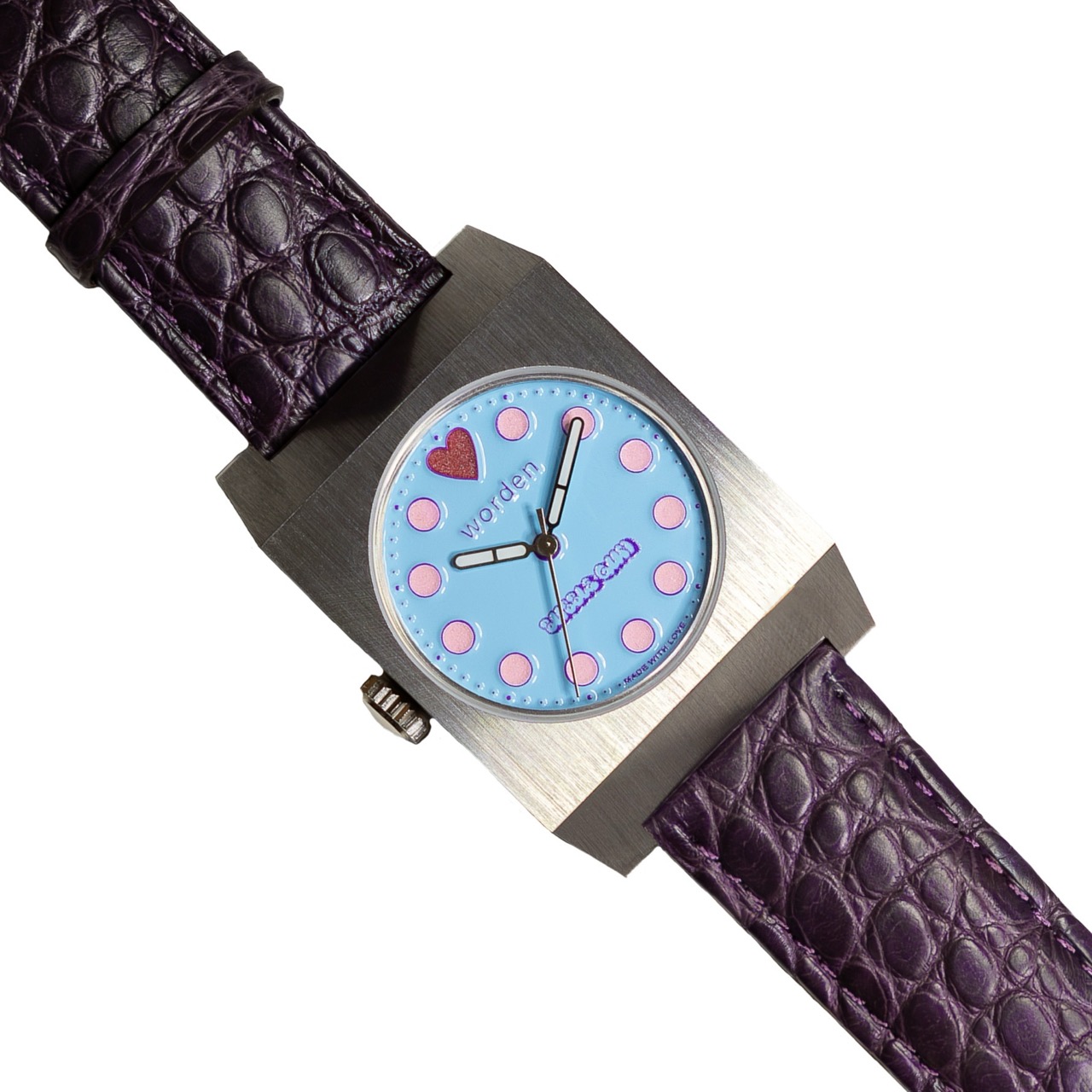 Real alligator leather strap