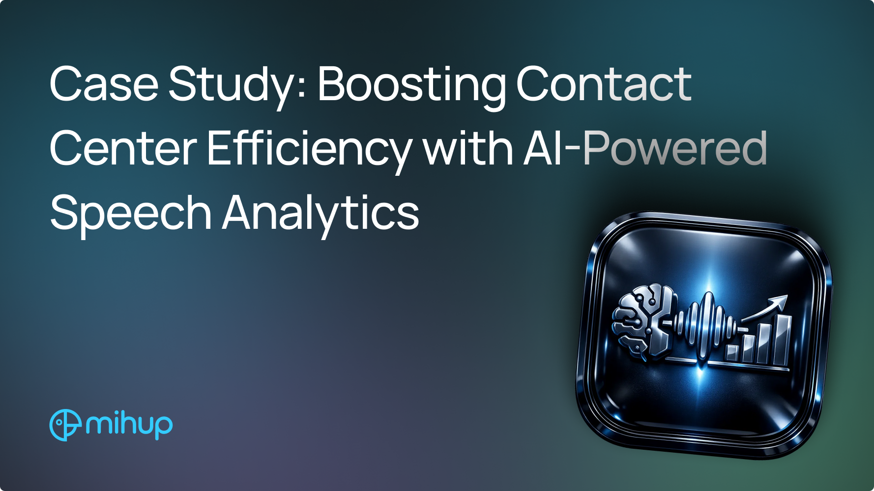 Contact Center Efficiency AI Speech Analytics - thumbnail