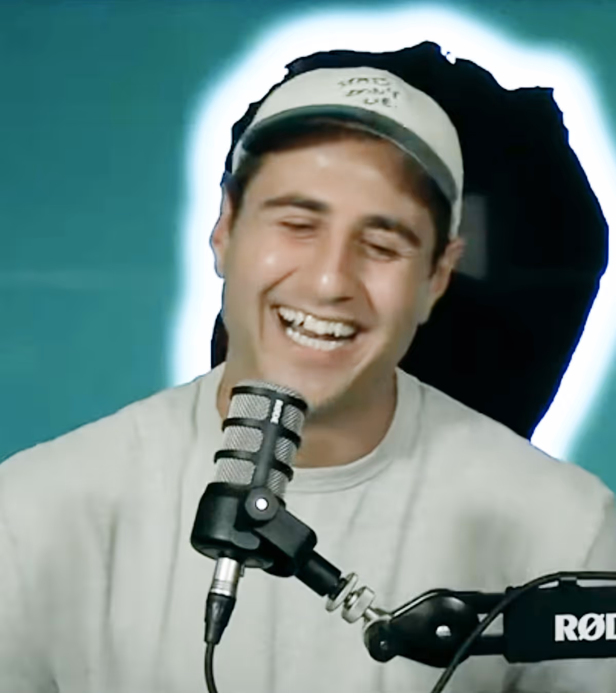 An image of Nathan Corbett laughing