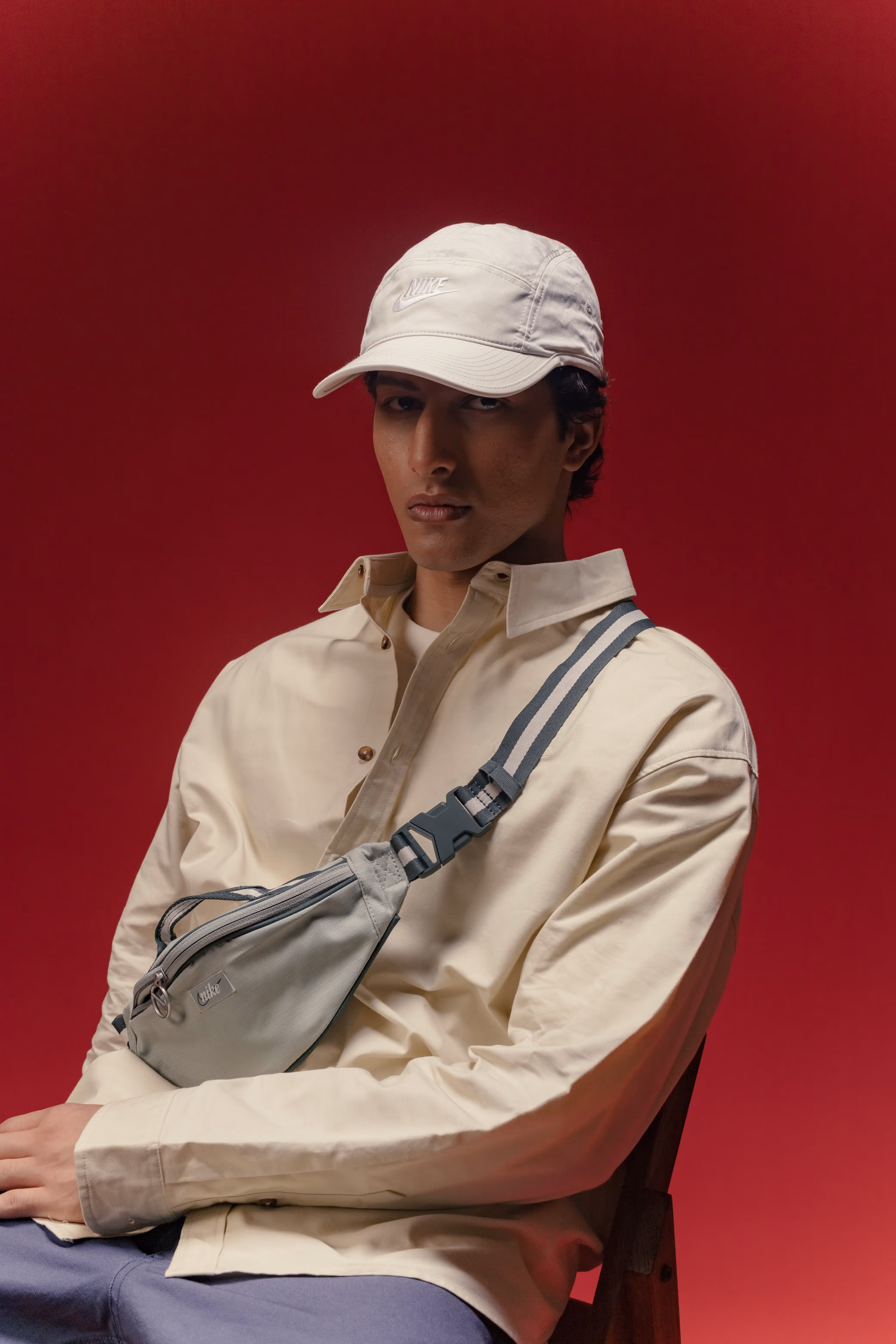 A model in nike lifestyle getup