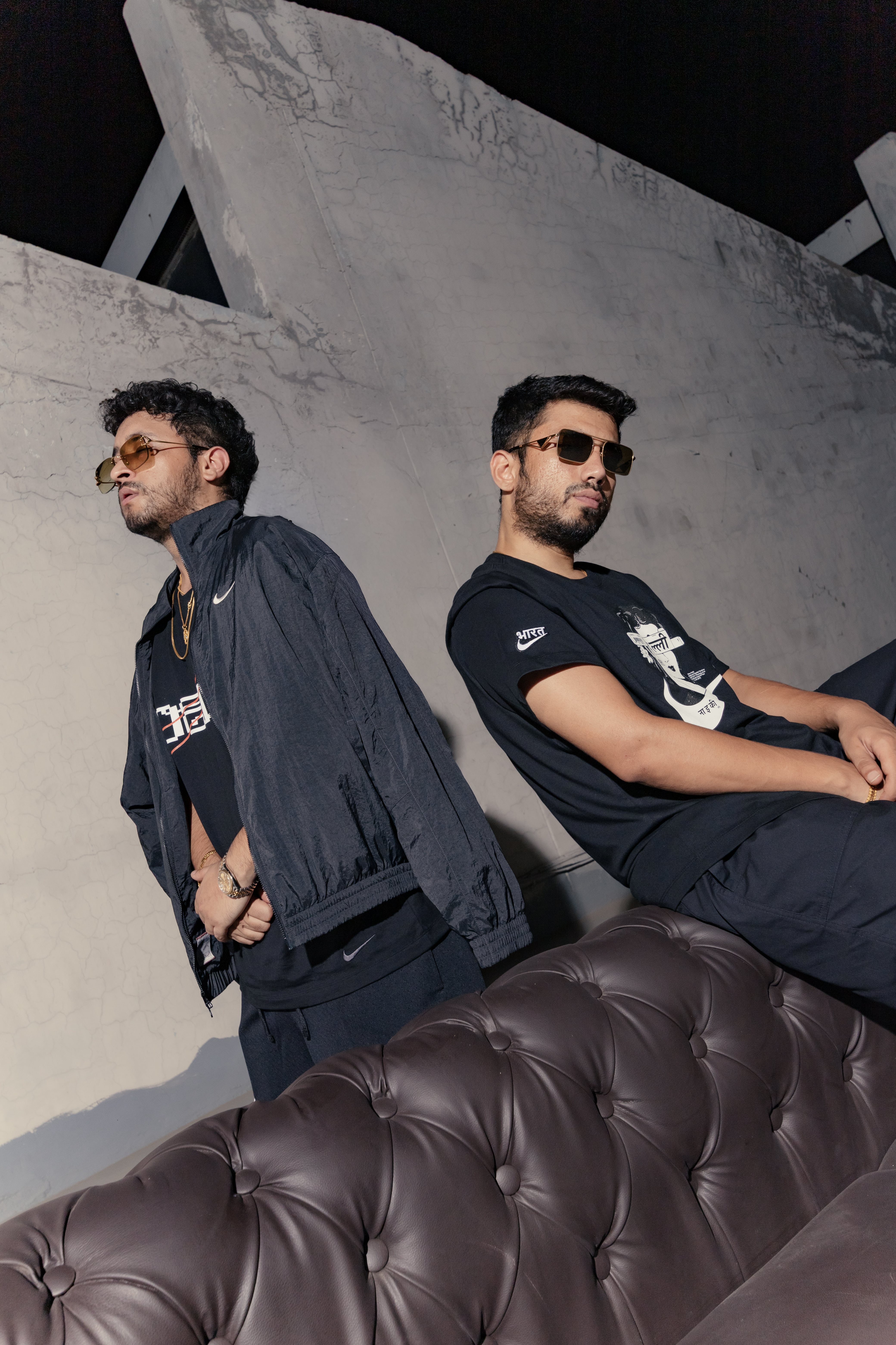 A model in nike by you gear