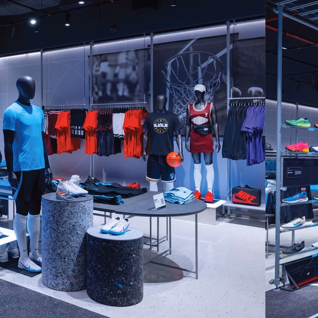 Interiors of the Nike Orion Mall store