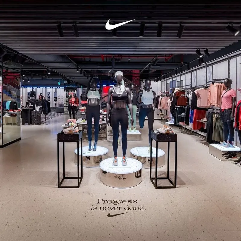 Interiors of the Nike Cyberhub store