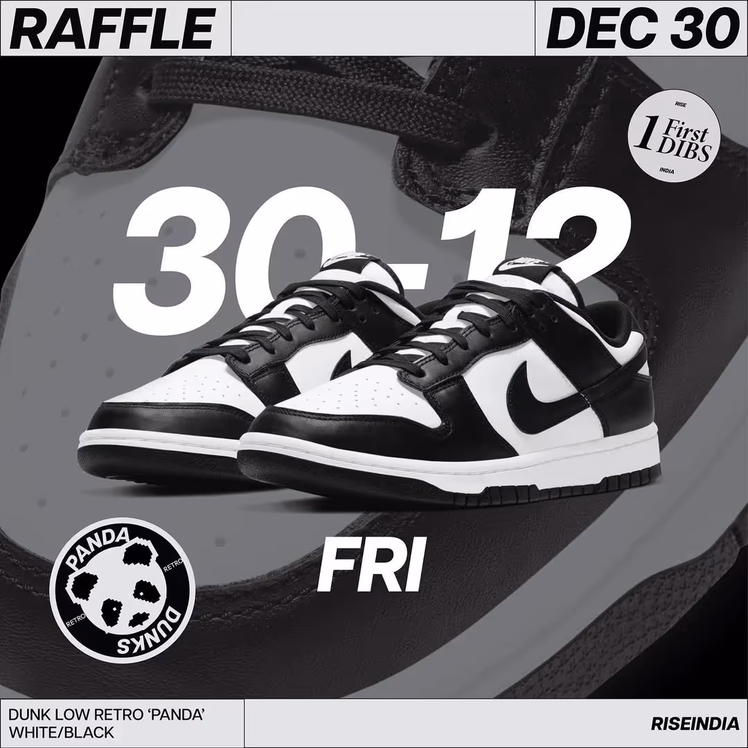 Dunk Low Retro "Panda" White/Black