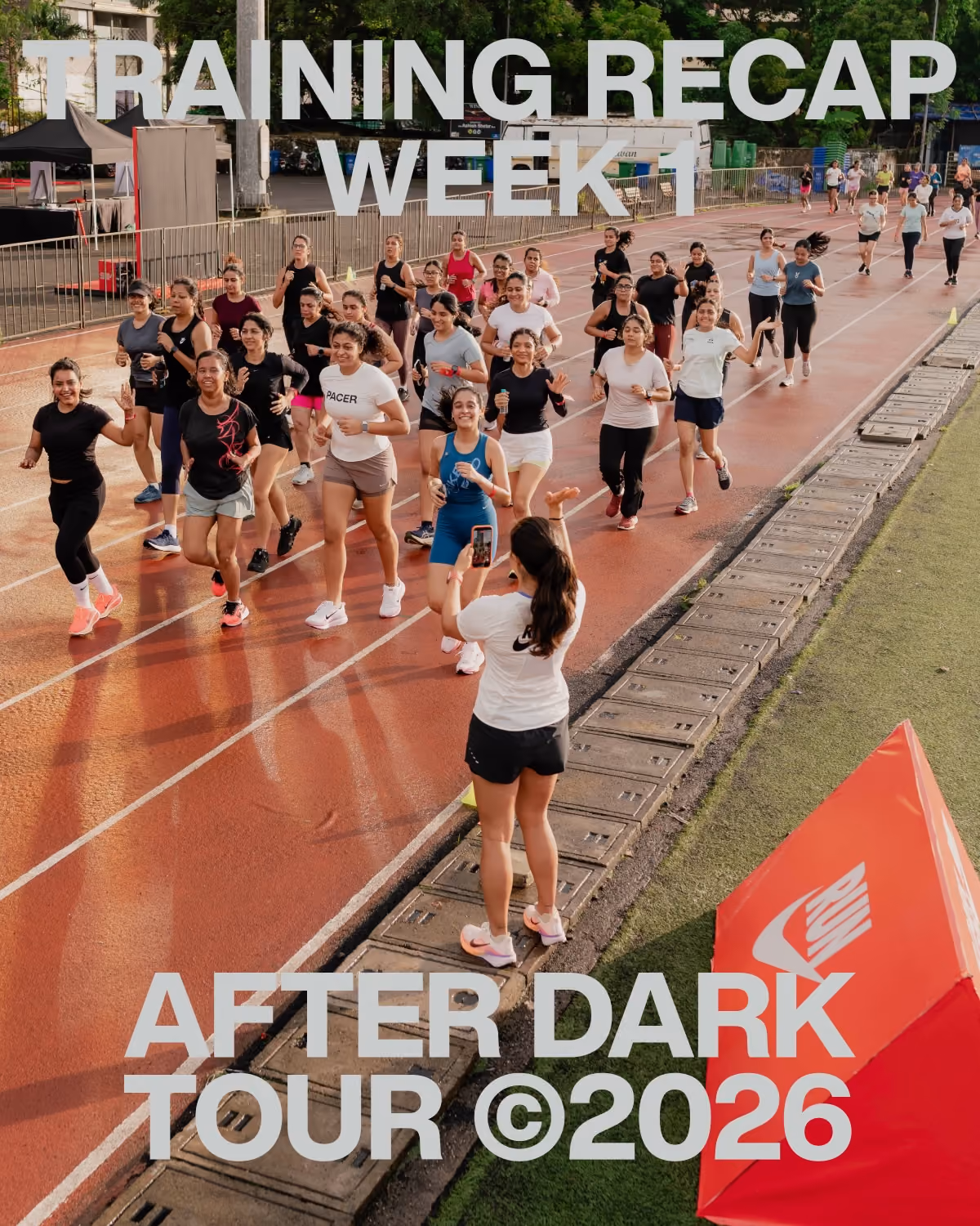 Poster of a nike marathon