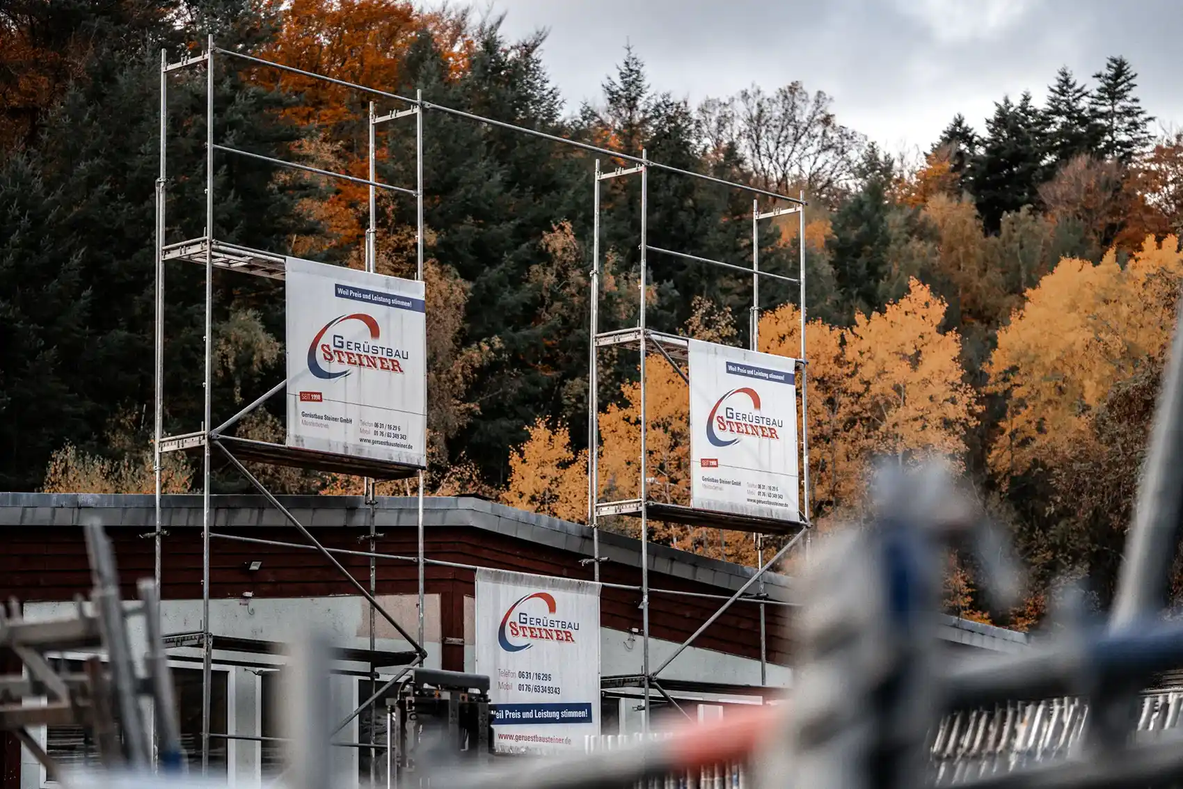 Gerüstbau Steiner Plakate