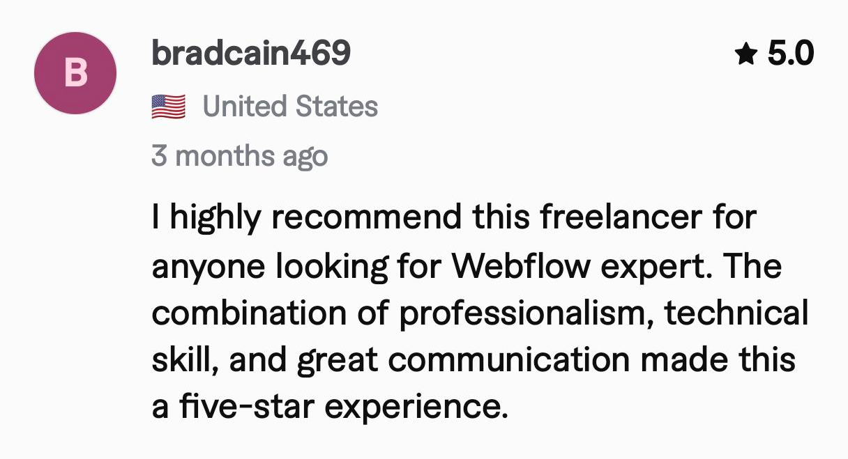 Bradcain Mobile Testimonial