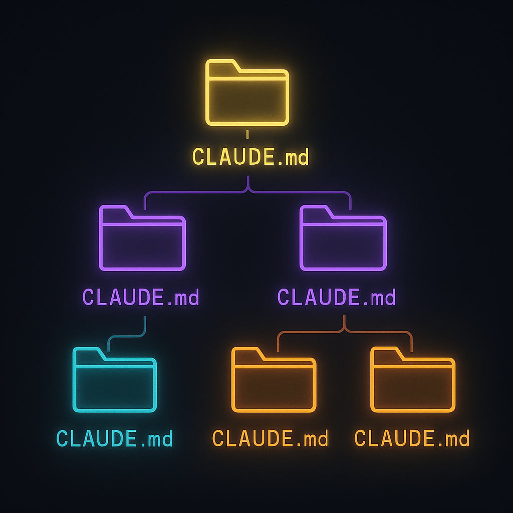 Domain-specific context file layering
