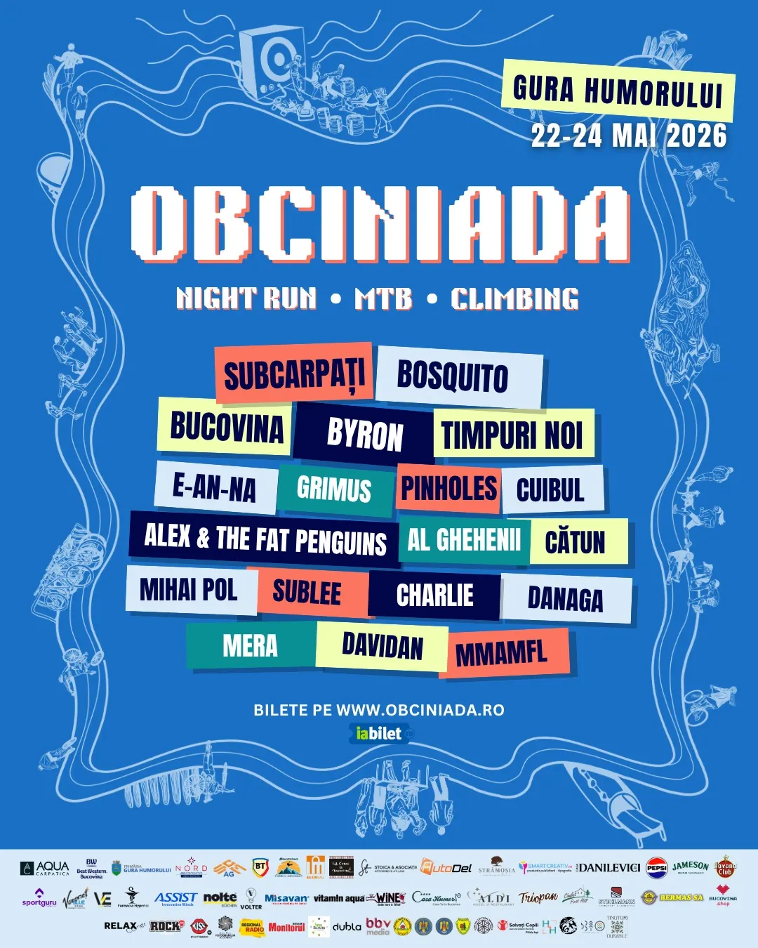 Afișul Obciniada 2026