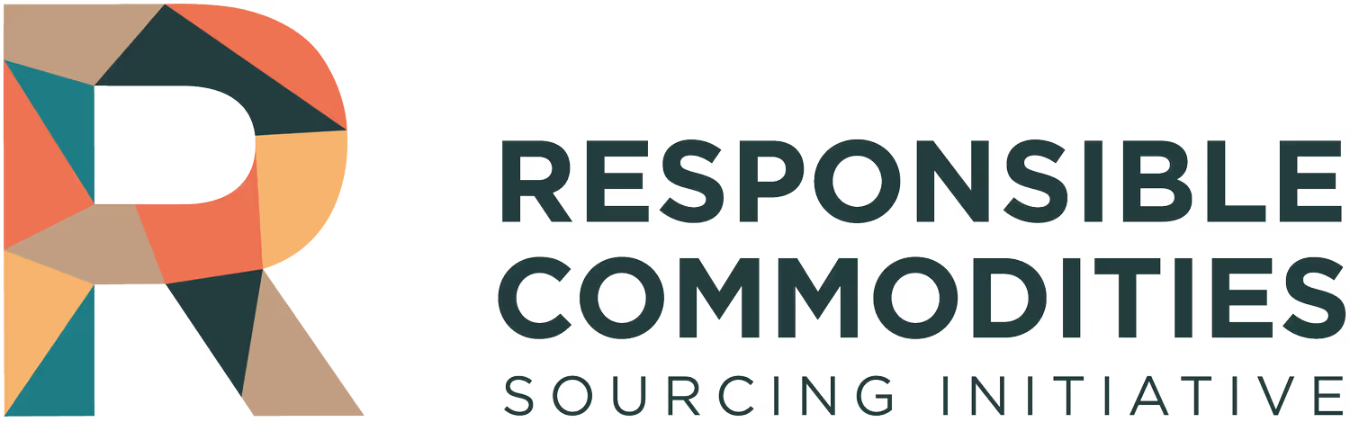 The image shows the logo for "Responsible Commodities."