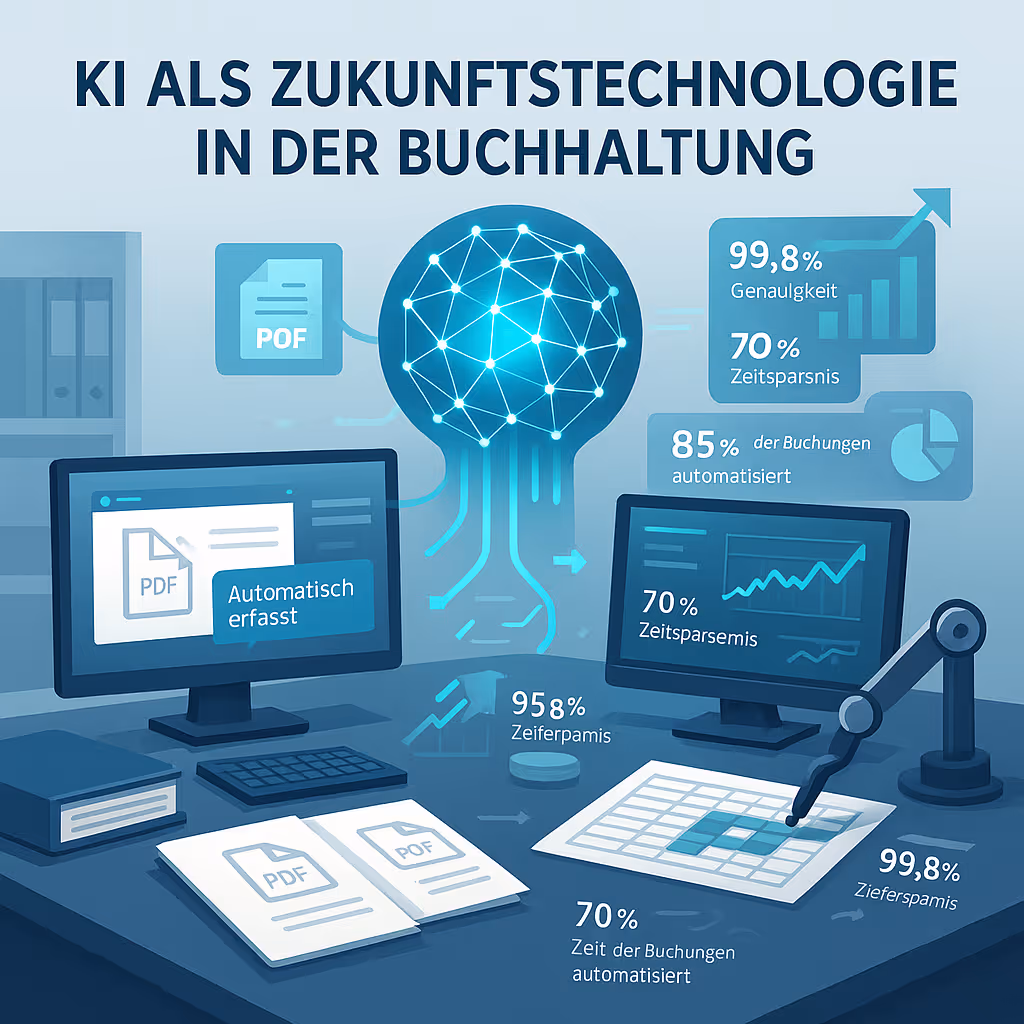 KI in der Buchhaltung. Automatisierung in der Steuerberatung dank Künstlicher Intelligenz