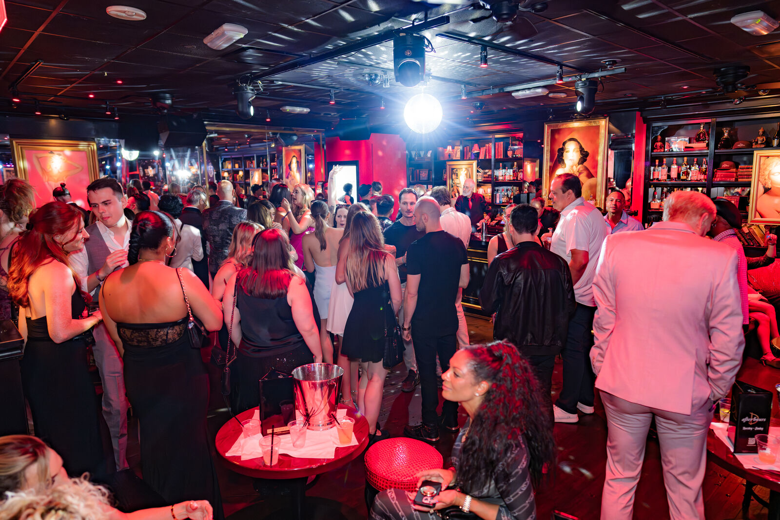 A full crowd fills the room at Drai's After Hours in Las Vegas