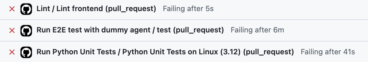 Failing CI Tests