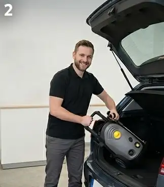 Punkt odbioru myjek cisnieniowych Karcher w Poznaniu – sprzęt gotowy do wynajmu.