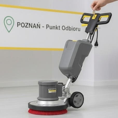 Punkt odbioru odkurzaczy piorących Karcher w Poznaniu – sprzęt gotowy do wynajmu.