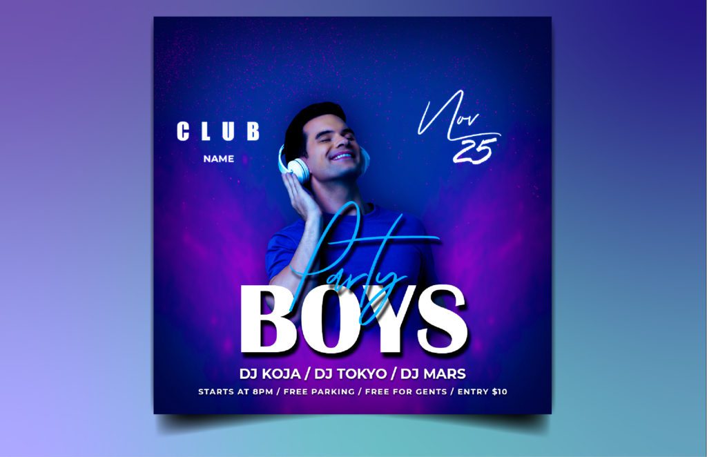 font style Flyer design