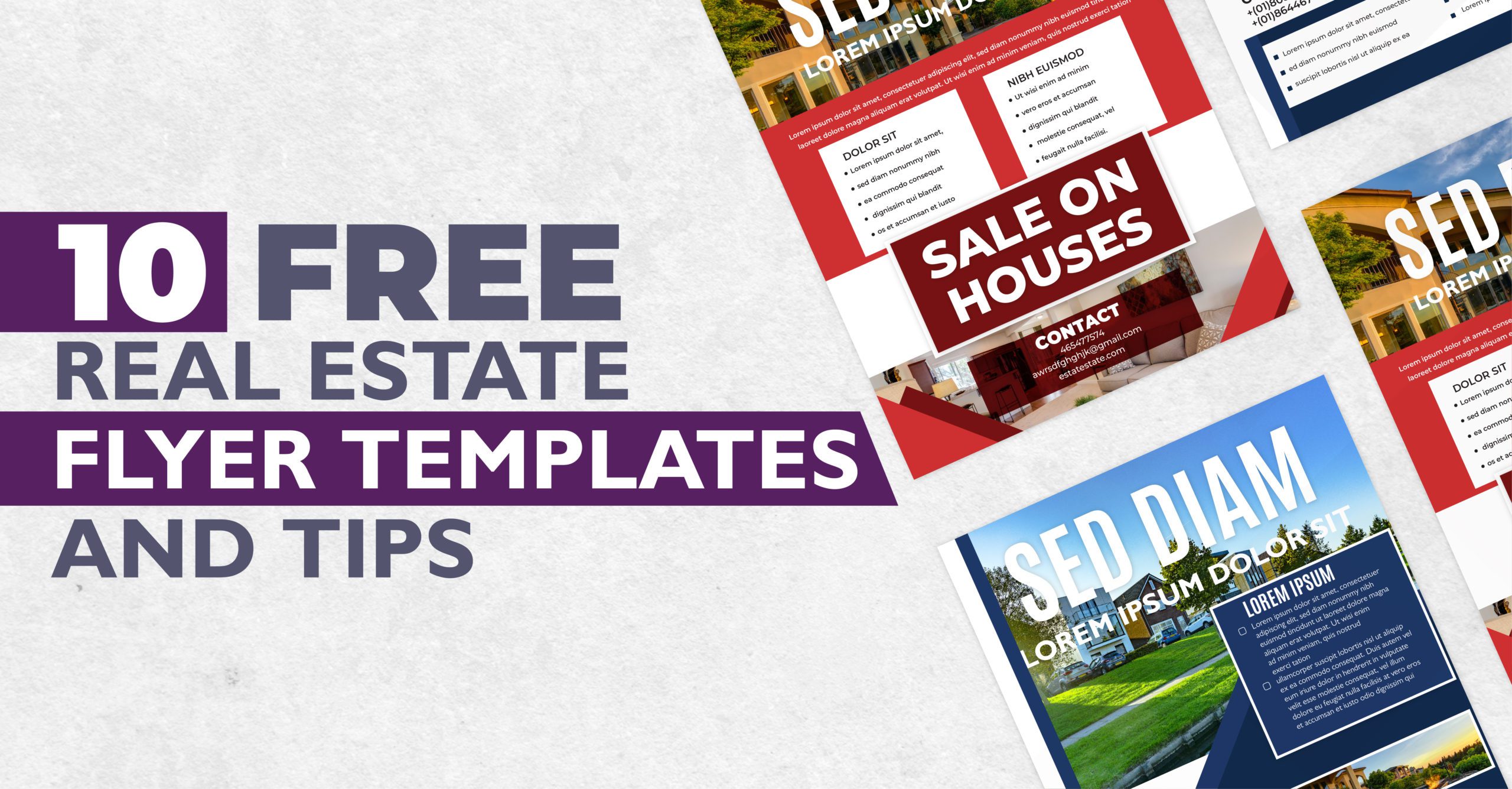 10 Free Real Estate Flyer Templates and Tips