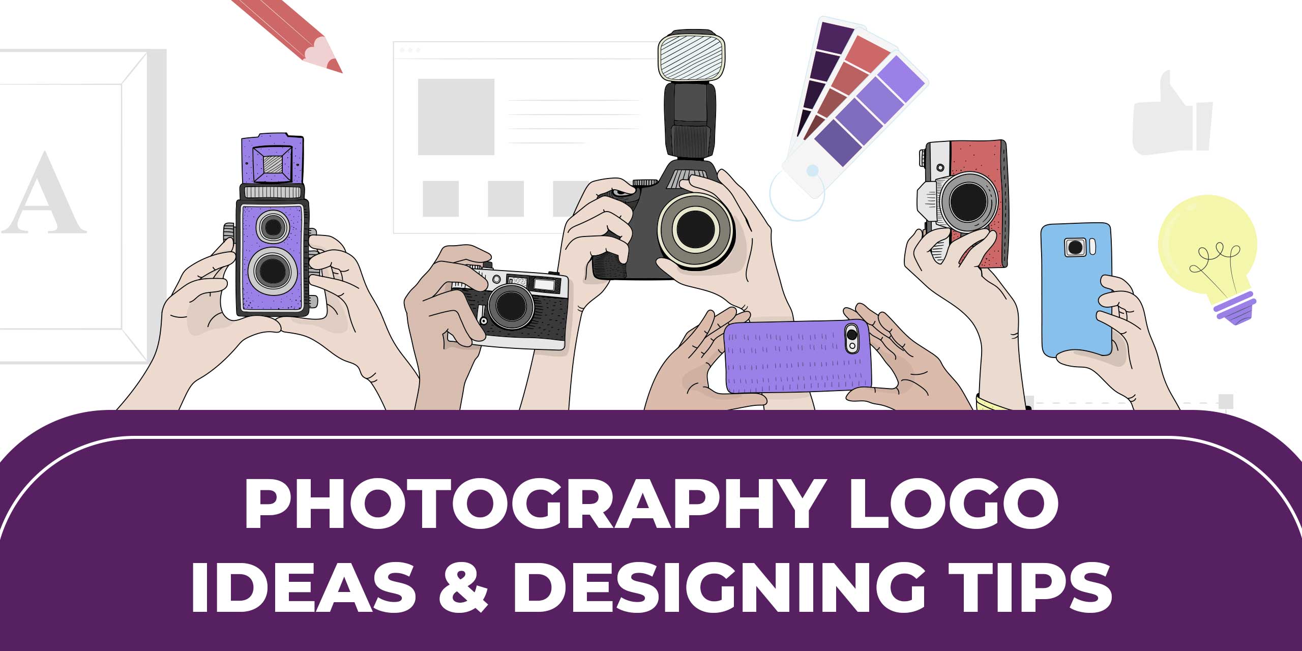 21 Creative Photography Logo Ideas & Design Tips