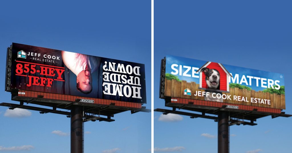 clever real estate billboards