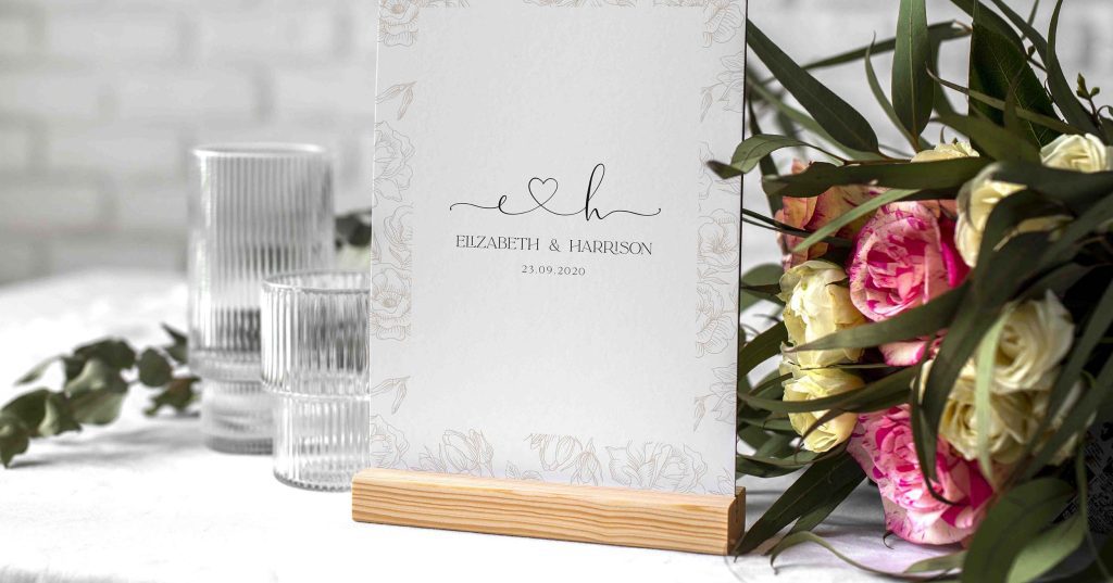 Text & Icon Wedding Logos 