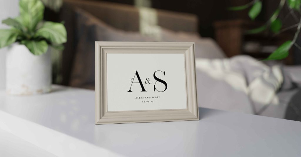 Wordmark Wedding Logos 