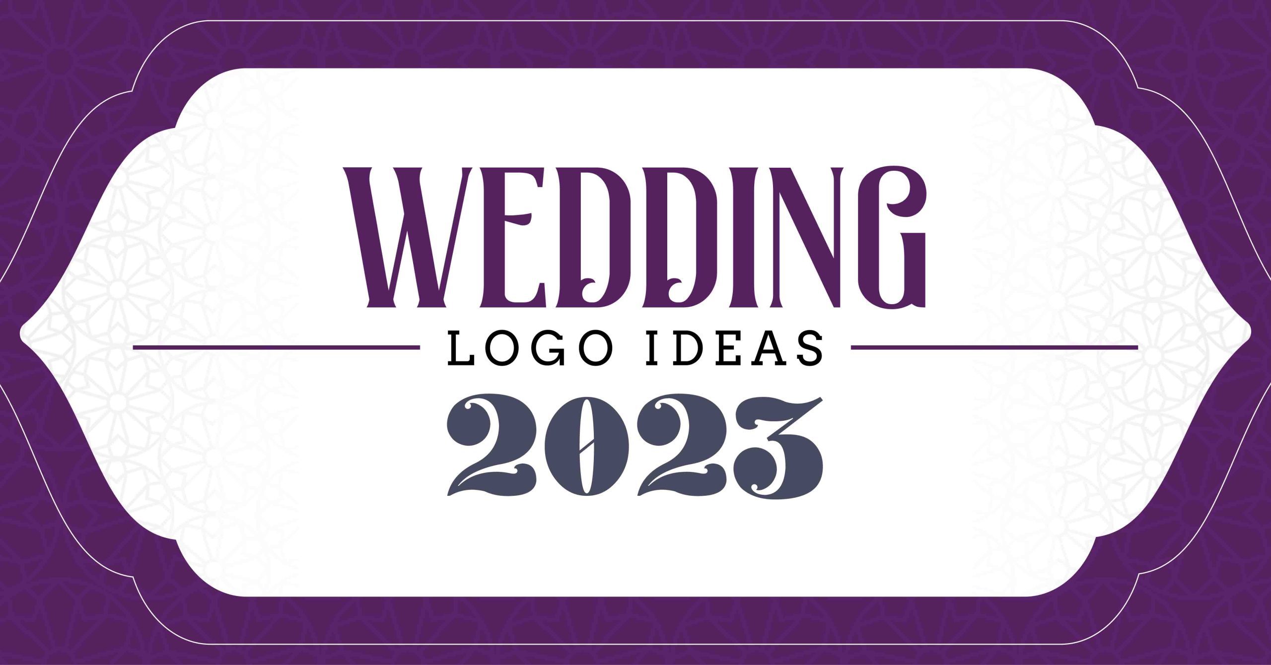 18 Wedding logo ideas you cannot miss out on