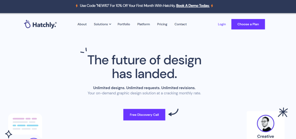 Hatchly-Best unlimited graphic design services
