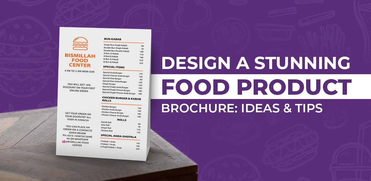 How to Design a Stunning Food Product Brochure