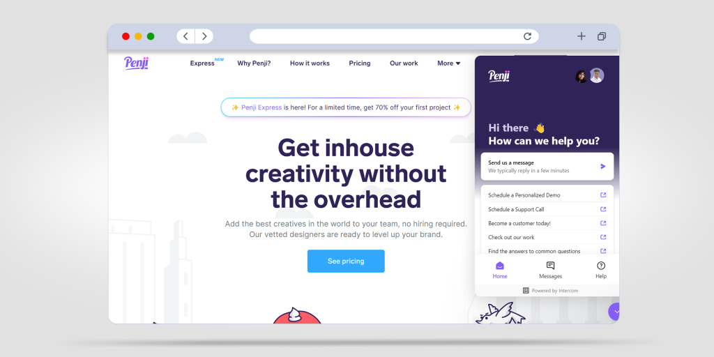 penji- get inhouse creativity