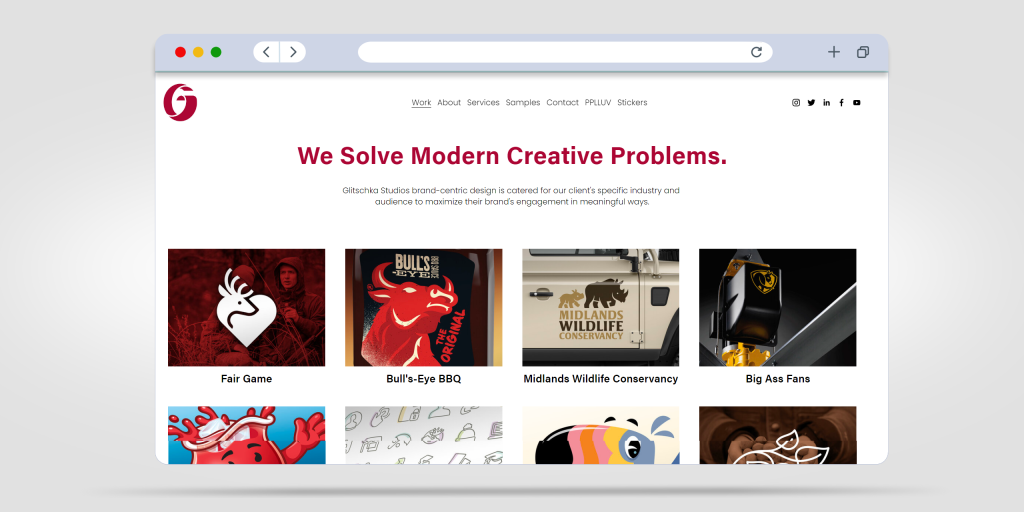 Glitschka Studios as known for versatility in design styles