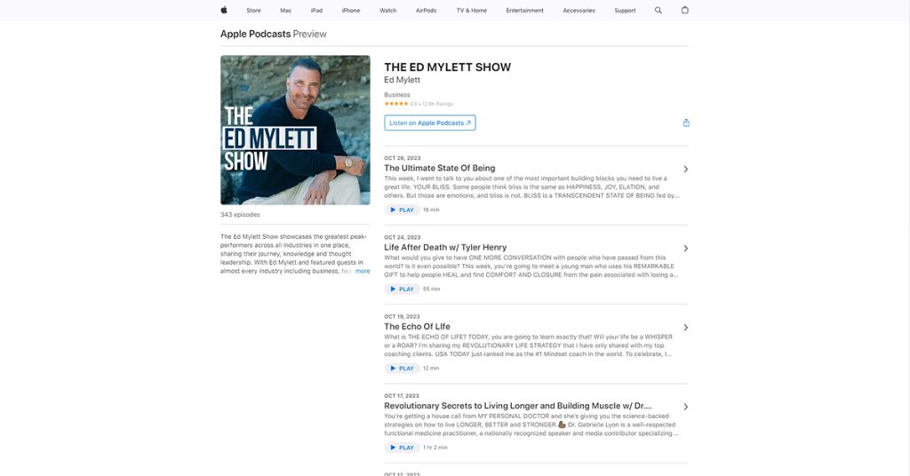 The Ed Mylett- Best Leadership Podcasts